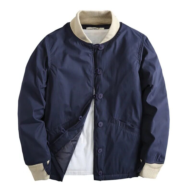 2022 FALL|WINTER NEW JACKET COTTON BASEBALL UNIFORM JACKET MENS FASHION CASUAL COTTON JACKET WARM COTTON JACKET YOUTH