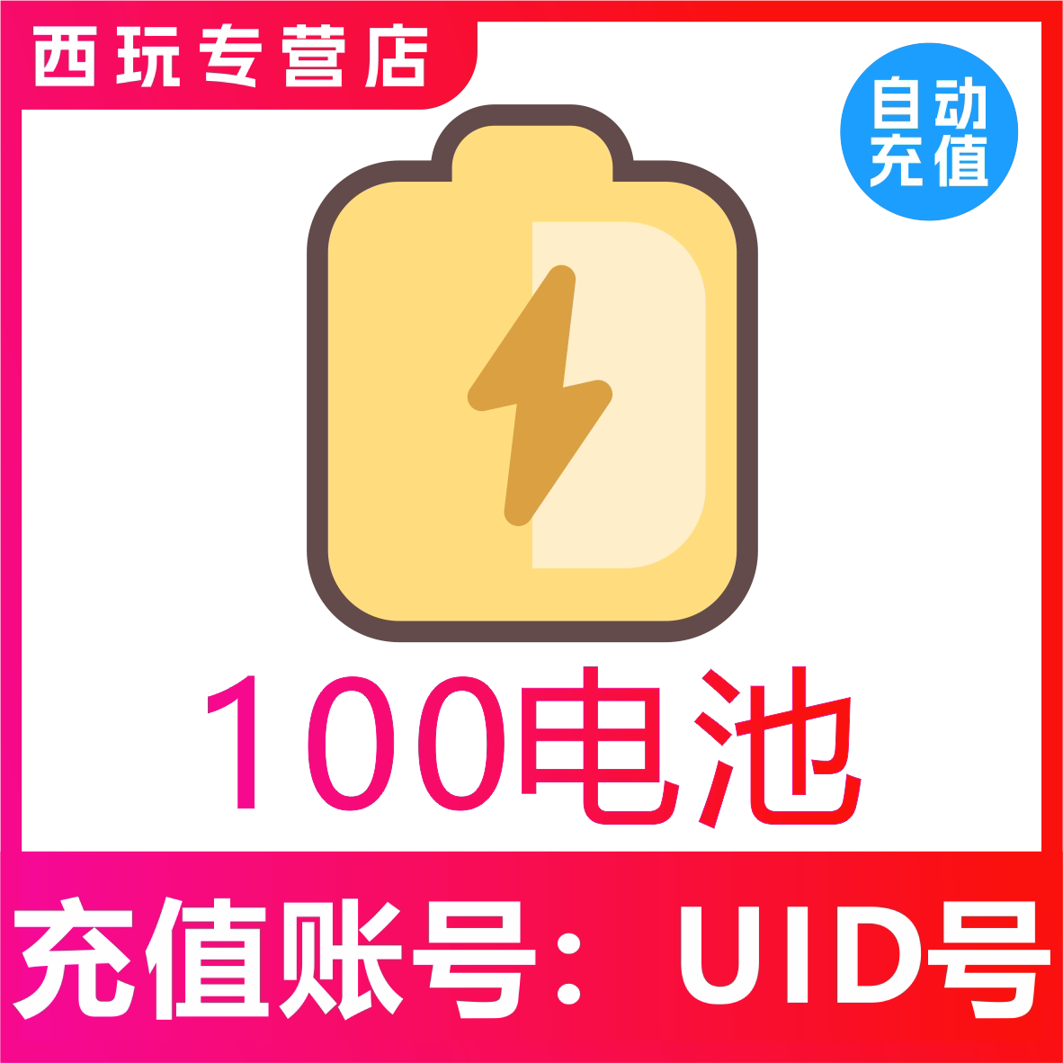 哔哩哔哩100 300 500 1000 2000电池充值 bilibili电池 b站哔站图片