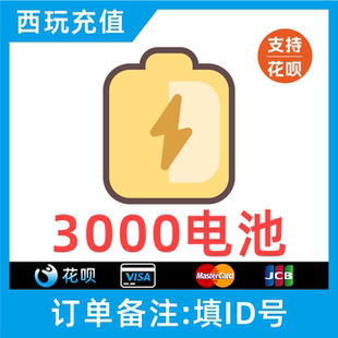 哔站电池 bilibili电池 哔哩哔哩电池3000个 b站电池 自动充值