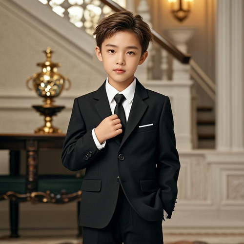 花童男童西装套装主持人礼服演出