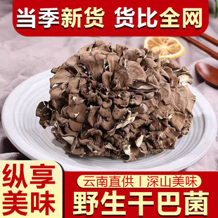 云南野生干巴菌干货特产正宗农家野采特级野生菌特产干巴菌礼盒