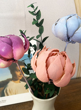 宝莲灯手工植物永生花干花
