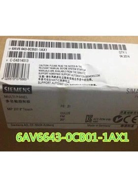 全新未开封6AV6643-0CB01-1AX1感兴趣的话点“议价