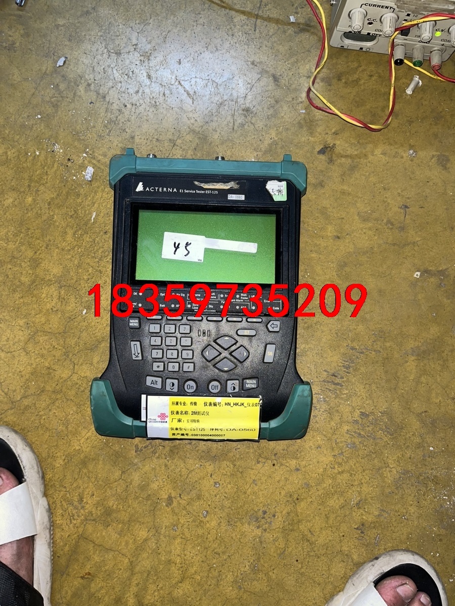 安科纳特ACTERNA E1 EST-125数据通道测试仪，议价
