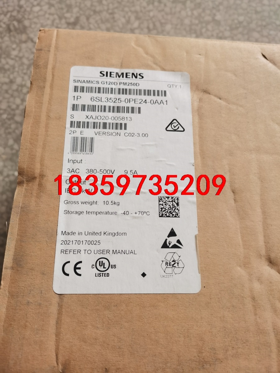 6SL3525-0PE24-0AA1 4KW全新原装西门子变议价