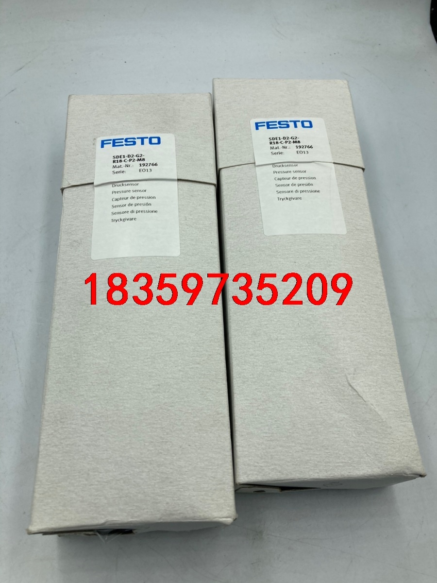 德国FESTO 费斯托 压力开关 SDE1-D2-G2-R1议价