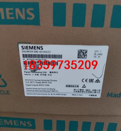 西门子6FC5370-3AT03-0CA0全新原装808D议价