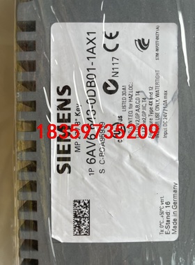 西门子触摸屏MP277 6AV6 643-0DB01功能好，议价