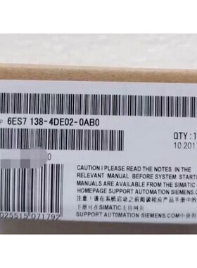 6ES7138-4DE02-0AB0西门子工程余货,99新,议价