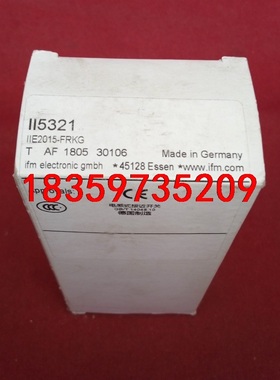 全新原装正品易福门传感器II5321工程剩余3个议价