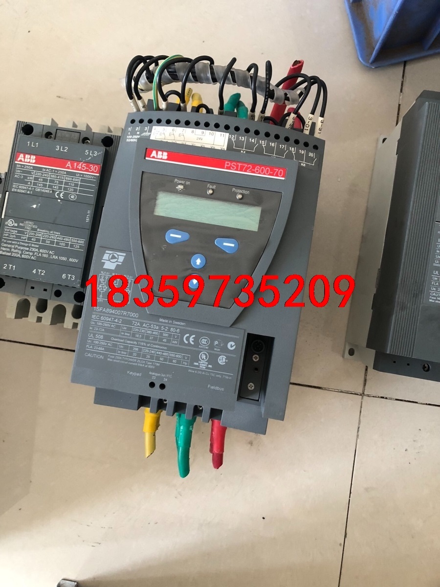 ABB软启动器PST72-600-70 37KW实物图 包好议价