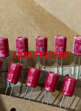 35v68uf 进口 红袍音频电解电容议价