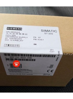 6ES7214-1BD23-0XB8产品质保一年 现货当天发议价