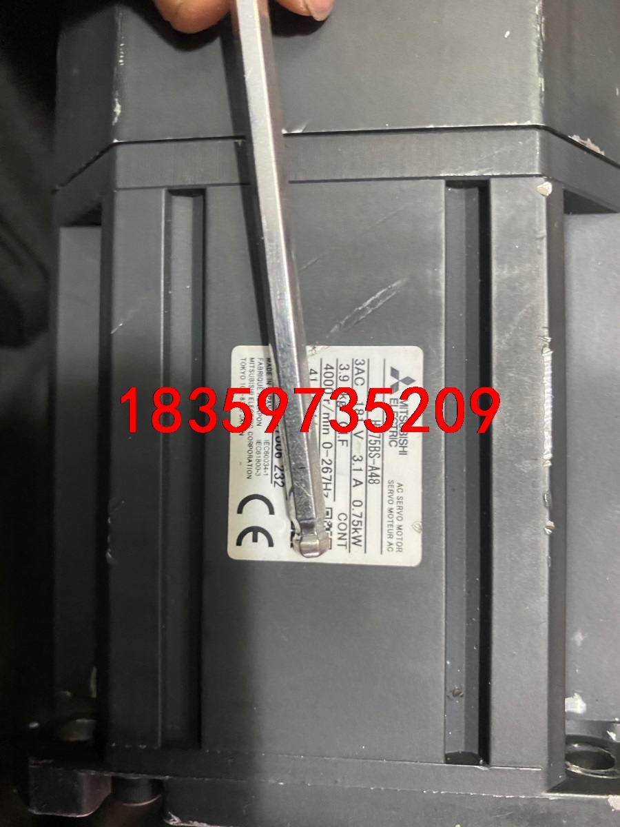 三菱M70 M80数控电机HF75BS-A48 原装拆机 功议价
