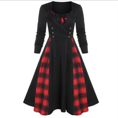 vintage sleeveless hepburn rockabilly dress women retro