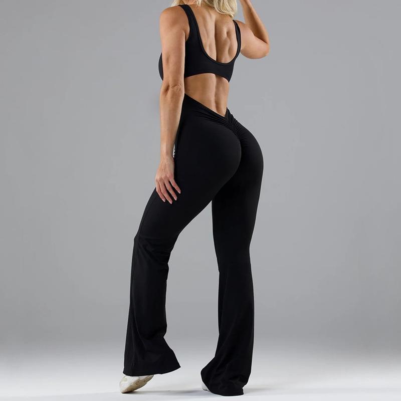 jumpsuits stretch one-piece up dance push clothes