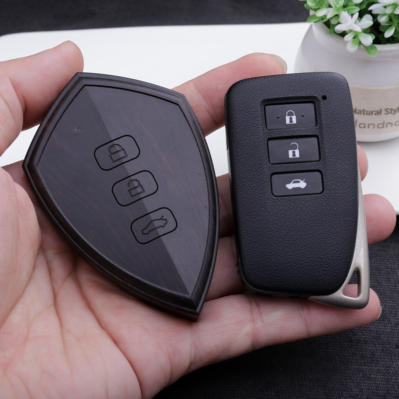 雷克萨斯NX ES IS RX LX专用 改装实木檀木钥匙 非钥匙套钥匙包扣
