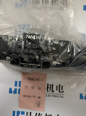 SS-G01-A8X0-R-D2-31不二越NACHI电磁换向阀SS-G01-A8X0-R-E2-40