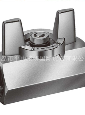 Fujikin富士金DBV-12B-BU-R黄铜球阀RC1/4手动紧凑型球阀