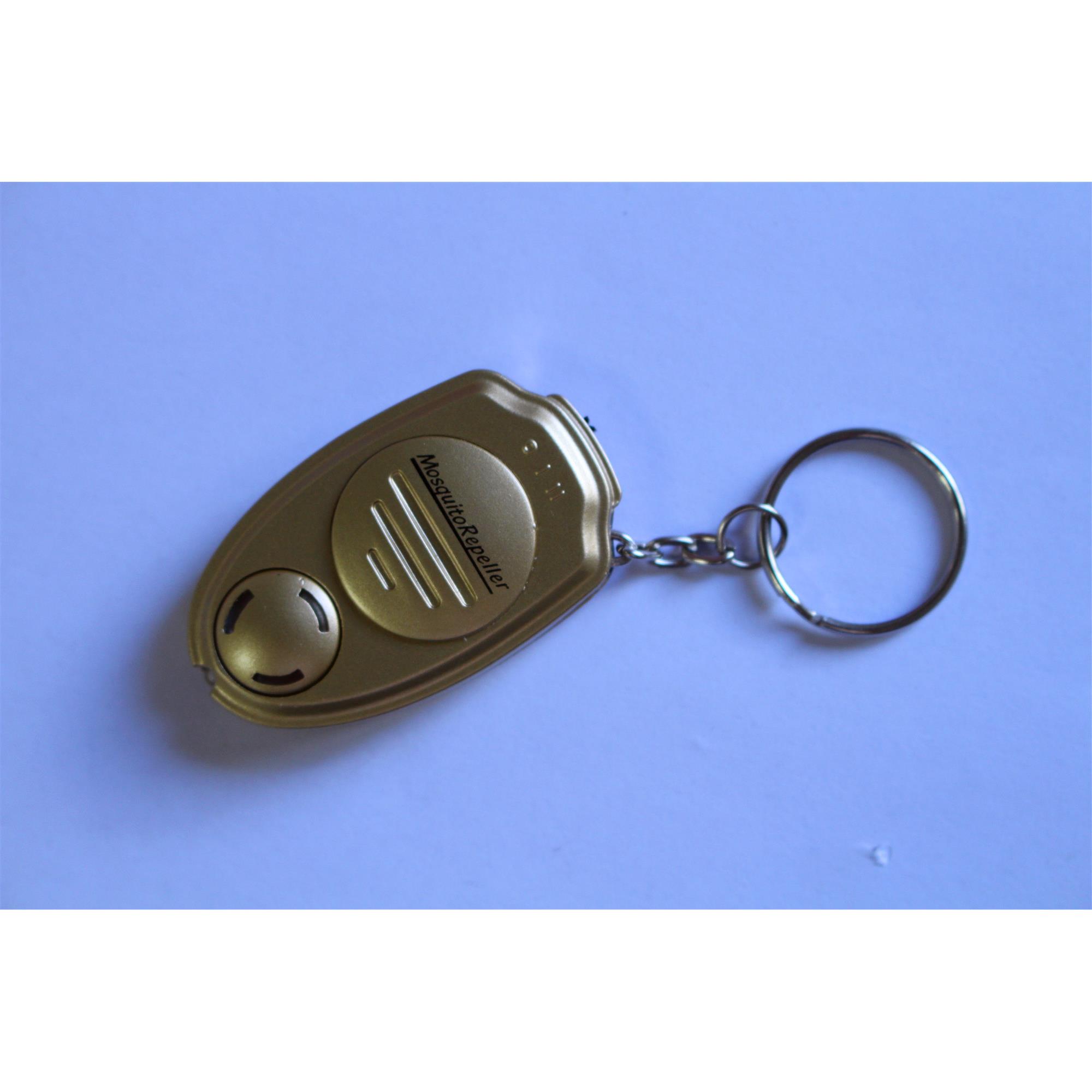 热销银色超声波驱蚊器钥匙扣 灭蚊器 婴儿电子驱蚊器迷你驱蚊器开