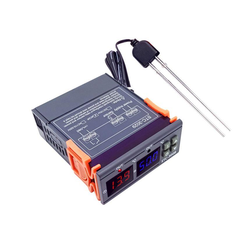 热销土壤湿度控制器模块STC-3029数字显示精确花盆栽数显自动浇花