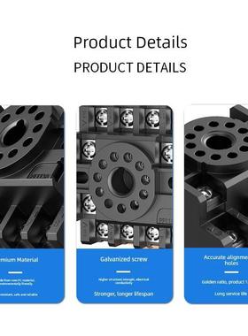 热销PYF08A PYF14A PTF08A中间继电器底座插座HH52P 54P 62P座子