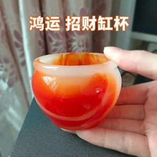 主人杯琉璃个人专用心经百福茶杯单杯品茗杯功夫茶具杯子女男礼盒