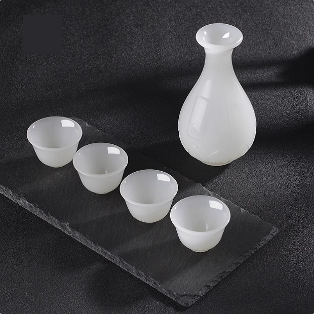 中式分酒器仿羊脂白玉石酒具琉璃套装烈酒杯小酒杯白酒杯礼品礼物,餐饮具,分酒器,淘宝优惠券,粉丝福利购,淘宝优惠卷