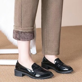 子女冬季 外穿休闲女裤 2025新款 宽松百搭妈妈裤 哈伦裤 加绒加厚裤