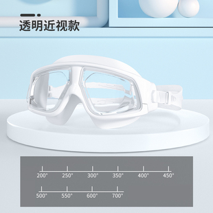 清仓特价 备 大框近视泳镜男女通用高清防雾防水成人游泳眼镜装