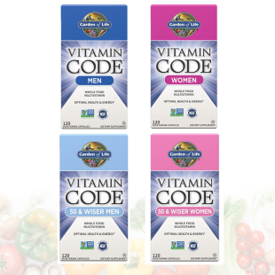 Life生命花园Vitamin Code 男 240粒 特 女综维120 美国Garden