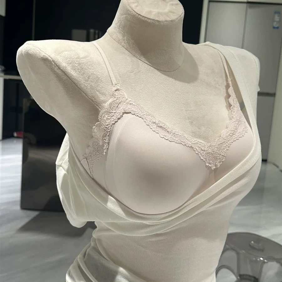 J10舒服蕾平替细肩带内衣女