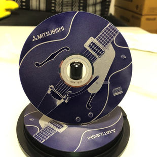 三菱小提琴CD-R刻录盘700M空白碟刻车载音乐MP3无损音乐光盘浅蓝