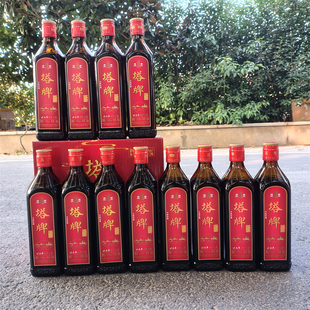 绍兴黄酒塔牌三年纯手工酒加饭酒冬酿封藏花雕老酒整箱500ml*12瓶