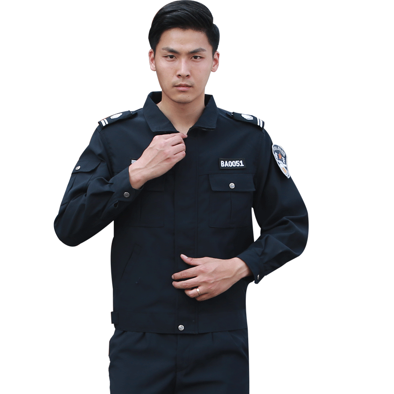 长袖保安工作服套装冬季