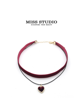 choker新年丝绒喜庆风脖子饰品