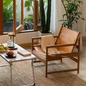 MUMO木墨 实木餐椅沙滩椅子 林栖椅阳台家用休闲