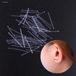 透明耳棍耳针养耳洞耳管女塑料防堵耳钉耳环耳棒