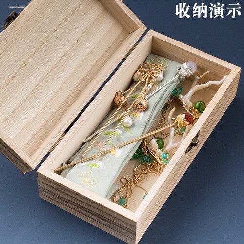桐木长方形木盒收纳盒复古木盒子木质礼品包装盒
