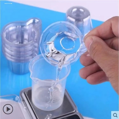 DIY水晶滴胶混合杯调胶杯一次性混合塑料杯子滴胶分装杯40ml