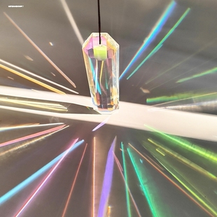 微瑕疵炫彩水滴光影空中吊饰太阳捕手挂件彩虹棱镜挂饰儿童房间