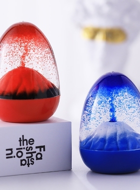 创意卡通可爱女孩滑滑梯油滴沙漏桌面摆件小清新治愈解压玩具礼物