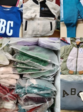 潮牌秋冬童装厂家直供直播货源实体店货源品牌尾货质量好