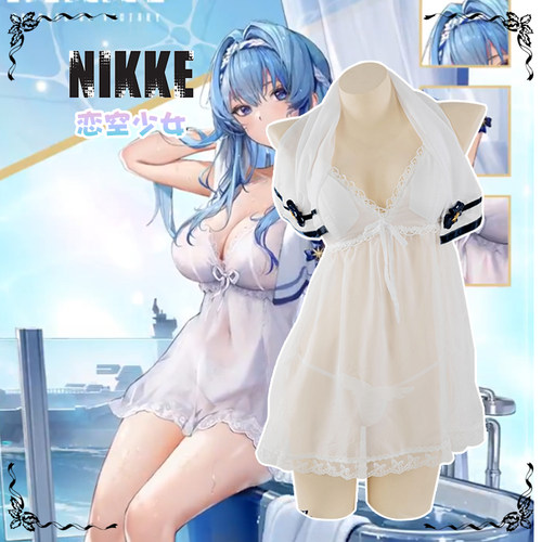 【恋空少女】现货 NIKKE胜利女神拟姬海伦吊带透明睡衣cos女