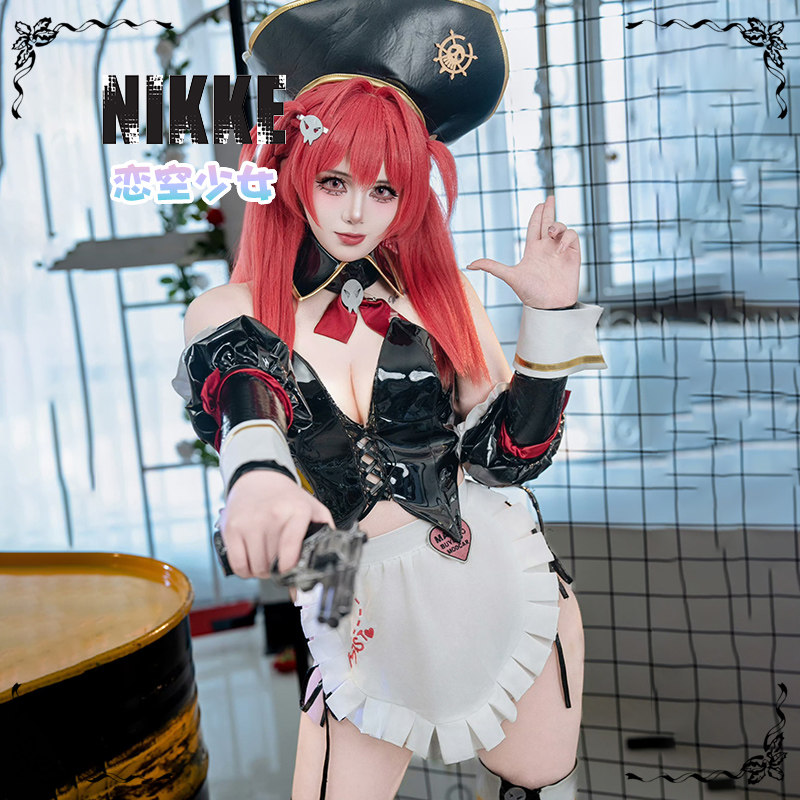 【恋空少女】征集 NIKKE胜利女神马斯特浪漫女仆比基尼泳衣cos女