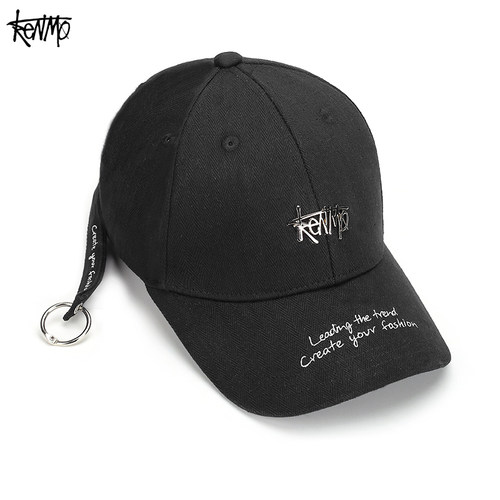 街头棒球帽肯默男女飘带嘻哈夏季