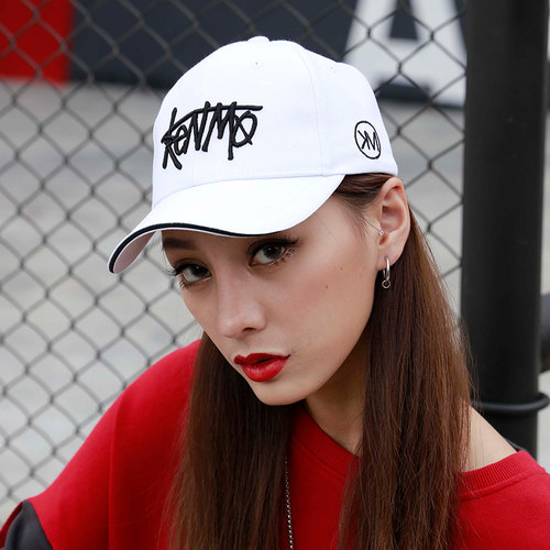 kenmo棒球帽男潮牌白色遮阳防晒