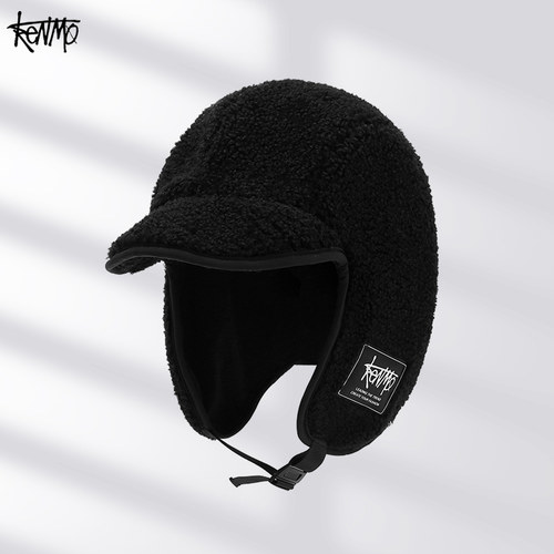 肯默秋冬户外男女麦穗绒雷锋帽