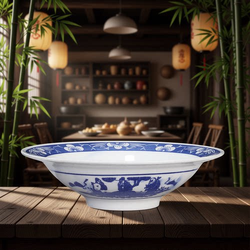 粗陶凉皮拌粉拌面商用餐厅陶瓷碗