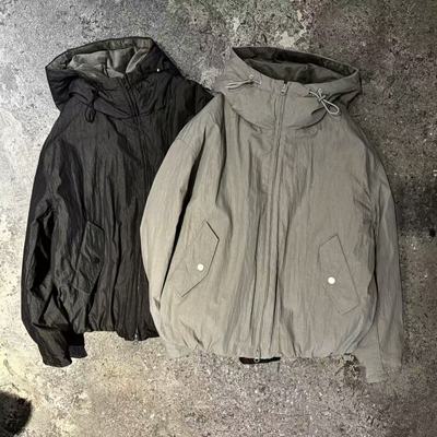 原创复古连帽休闲短款羽绒服